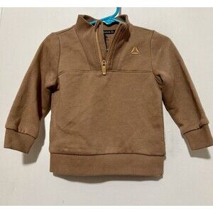 Reebok Brown Half Zip Pullover Sweatshirt Size 18 Months